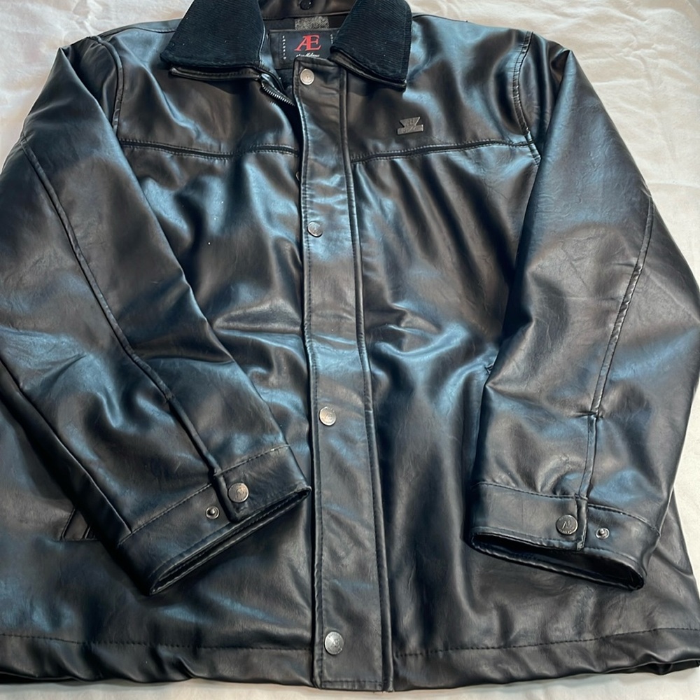 Emporio Collezione Men’s Faux Leather Jacket Size XXL